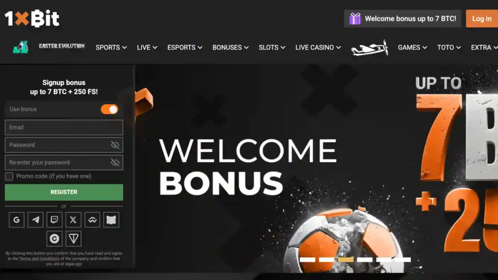 1xBit Sportsbook Nigeria 1 1xBit Homepage